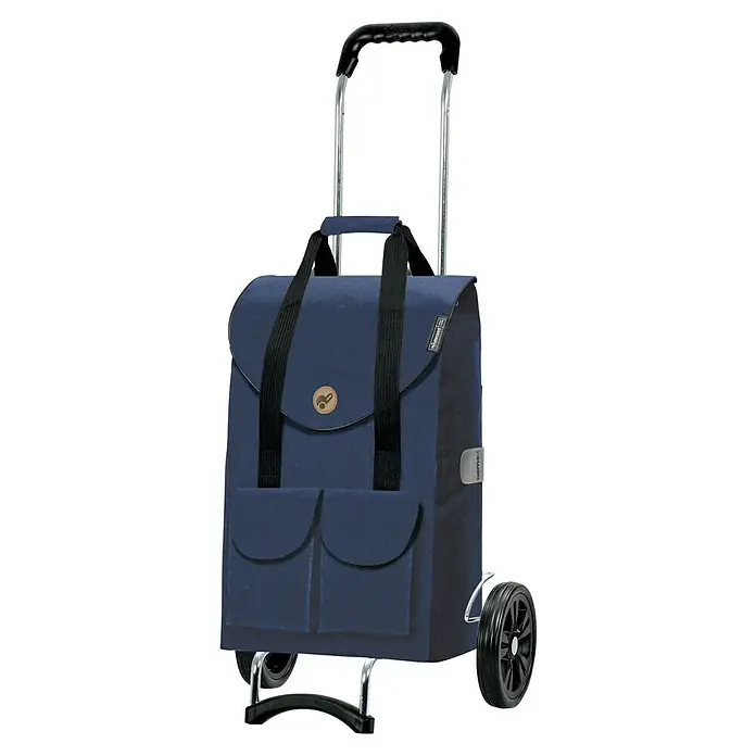 Andersen Campus Einkaufstrolley Jakob - L x B x H: 25 x 35 x 59 cm, Traglast: 40 kg, Blau - Der Shopper Trolley im blauen Design mit stabilen Rädern und praktischen Tragegriffen ist ideal für Einkäufe und Transporte.