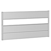 Biohort Sichtschutzelement mit Acrylglas (B x H: 180 x 90 cm, Stahl, Silber Metallic) | BAUHAUS