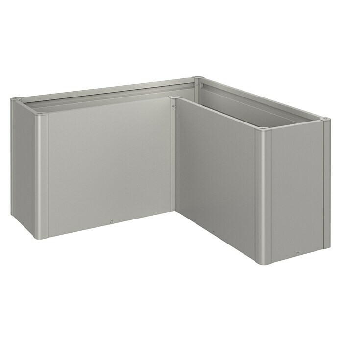 Biohort Belvedere Hochbeet Maxi L-Form (152 x 152 x 77 cm, Stahl, Quarzgrau Metallic) | BAUHAUS