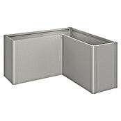 Biohort Belvedere Hochbeet Maxi L-Form (152 x 152 x 77 cm, Stahl, Quarzgrau Metallic) | BAUHAUS