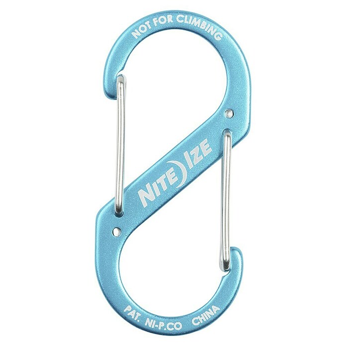 Nite Ize Karabinerhaken S-Biner Dual (L x B x H: 8 x 31 x 69 mm, Größe: 3, Aluminium) | BAUHAUS