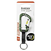 Nite Ize Karabinerhaken Slidelock Key Ring (Edelstahl, Olive) | BAUHAUS