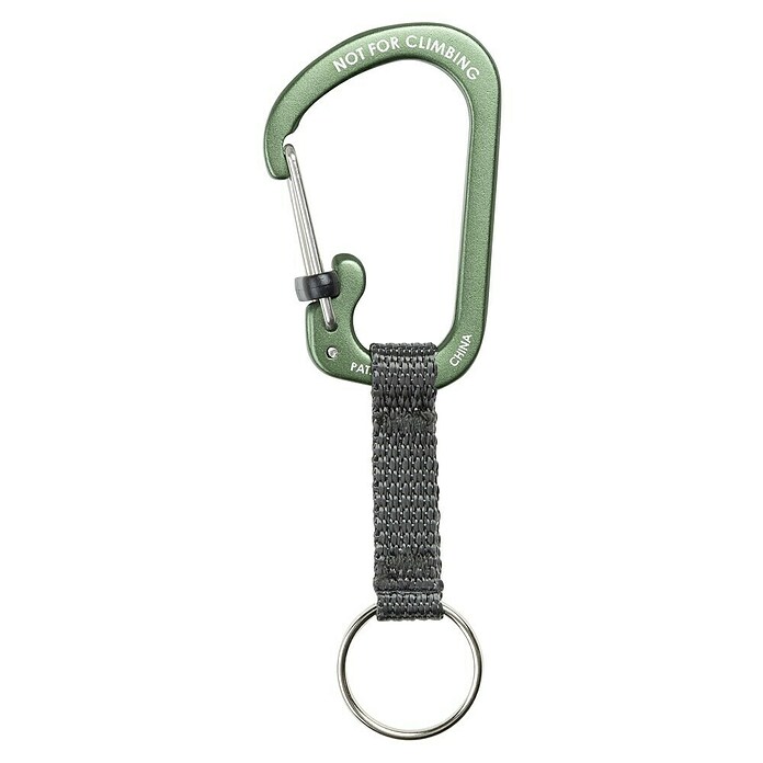 Nite Ize Karabinerhaken Slidelock Key Ring (Edelstahl, Olive) | BAUHAUS