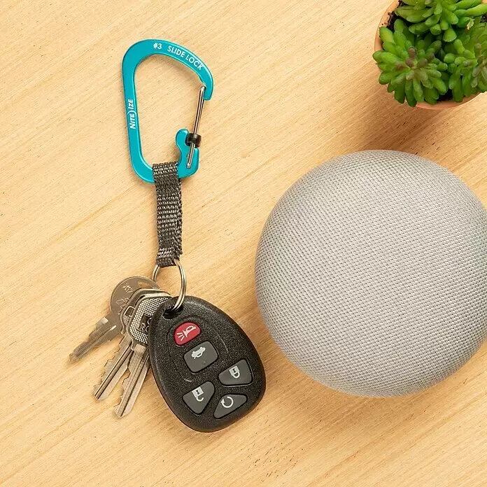 Nite Ize Karabinerhaken Slidelock Key Ring - Blau - Stimmungsaufnahme