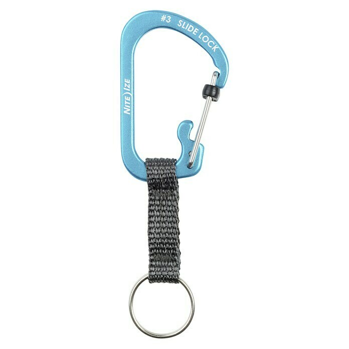 Nite Ize Karabinerhaken Slidelock Key Ring (Blau) | BAUHAUS