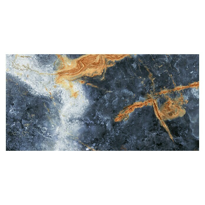 Granitogresne ploščice Marmor Marvella  (60 x 120 cm, Antracit/Modra, Sijaj) | 4240 - Natursteinoptik | EAFA - Bodenfliesen | EAF - Fliesen | EA - Fliesen | E - Fliesen | BAUHAUS