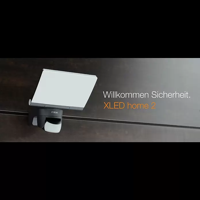 Steinel LED-Außenleuchte XLED home 2 graphit - Farbe Gehäuse: Graphit, IP44, 13,7 W - Strahler | XLED home 2 - Willkommen Sicherheit | STEINEL DIY