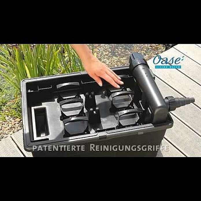 Oase Durchlauffilter-Set BioSmart 36000Filterleistung: 100 W, Fördermenge pro Std.: 11.500 l Product