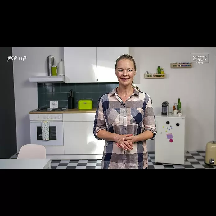 SCHÖNER WOHNEN-Farbe Pep up Versiegelung - Transparent, Seidenmatt, 1 l, Wasserbasiert - SCHÖNER WOHNEN pep up Renovierfarbe für Fliesen