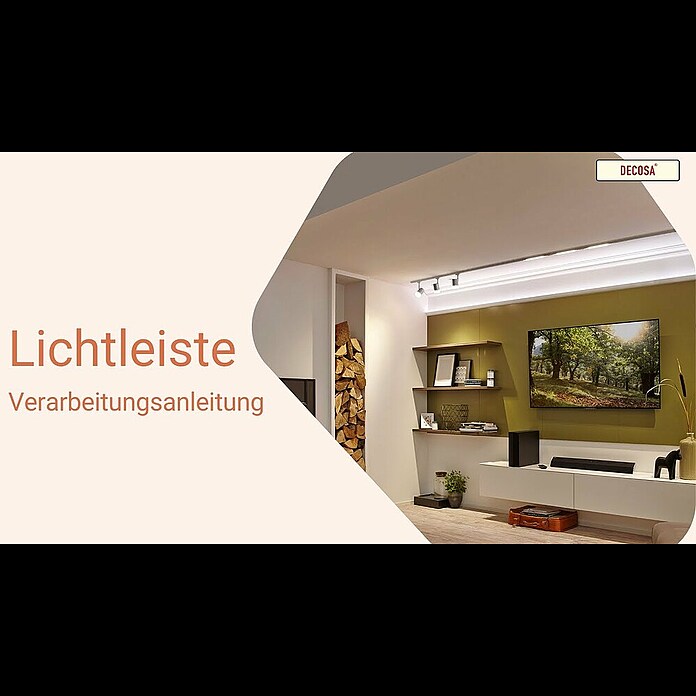 Decosa Zierprofil Karoline (2 m, Expandiertes Polystyrol (EPS)) | BAUHAUS
