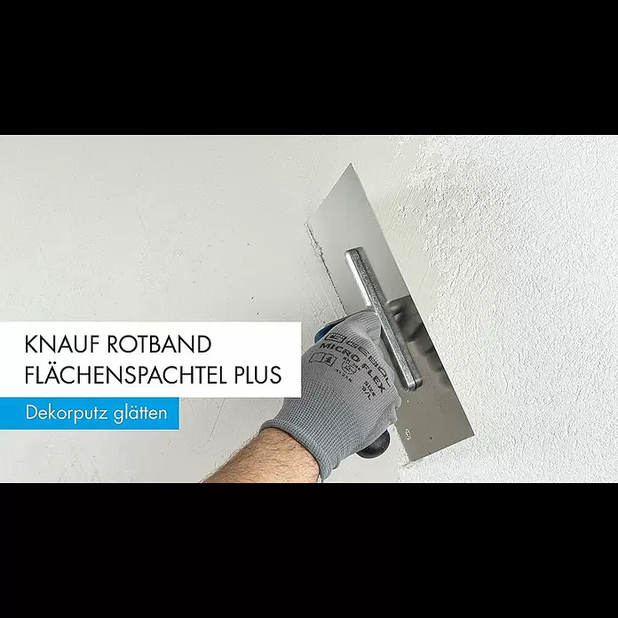Knauf Rotband Flächenspachtel Plus - 10 kg - Dekorputz