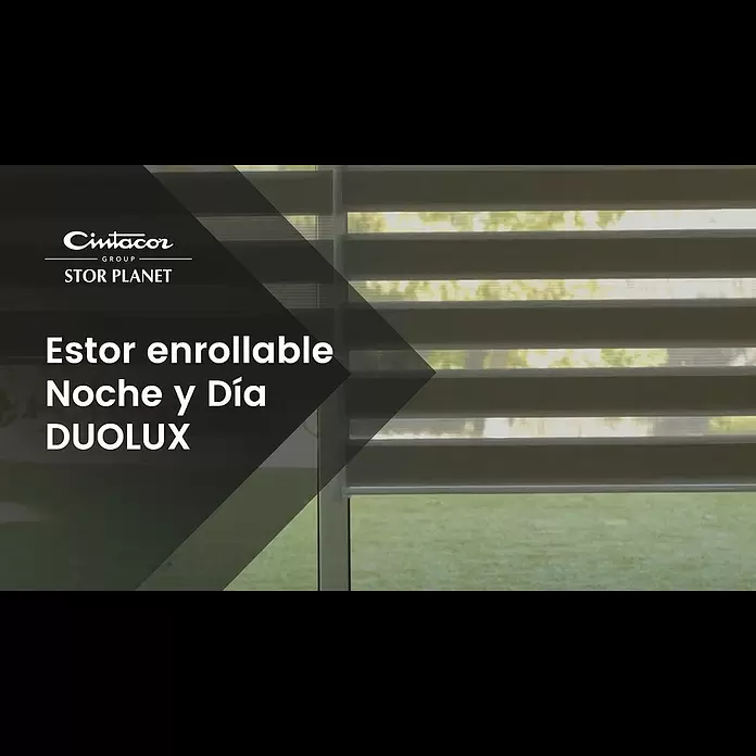 Estor noche y día Duolux - An x Al: 60 x 180 cm, Multicolor - Estor enrollable Noche y Día DUOLUX