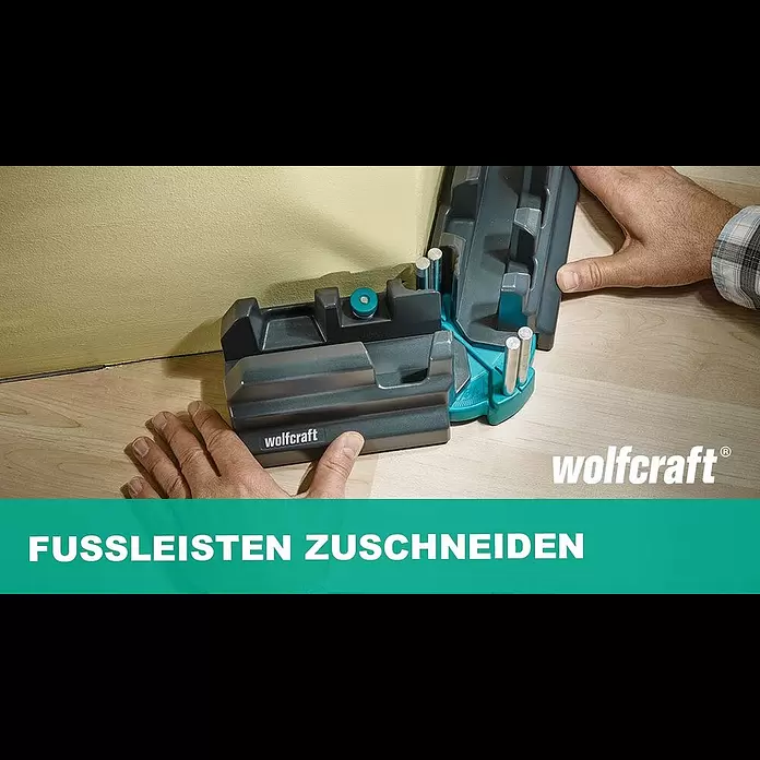 Wolfcraft Gehrungsschneidlade - L x B x H: 353 x 105 x 70 mm - Produktvideo
