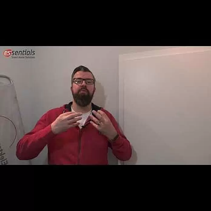 Essentials Funk-Fensterkontakt - Weiß, Batteriebetrieben - essentials Fenster-/Türsensor anlernen und in Dein Smart Home System integrieren