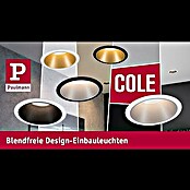 Paulmann LED-Einbauleuchte Cole (19,5 W, Schwarz/Silber, Warmweiß, 3 Stk.) | BAUHAUS