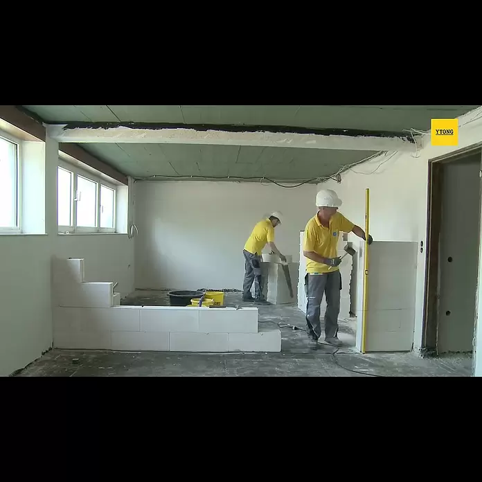 Ytong Dünnbettmörtel - 5 kg - Verarbeitungsvideo Ytong Porenbeton