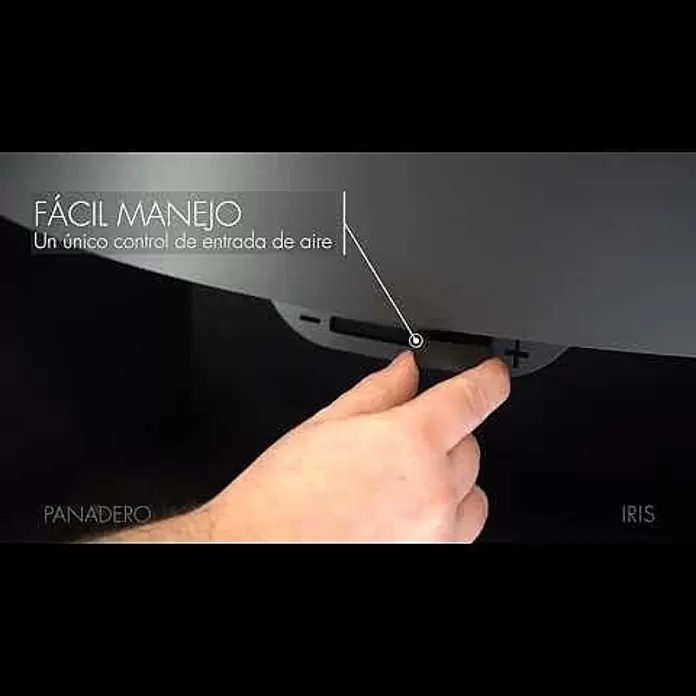 Panadero Estufa de leña Iris - 7,8 kW, Volumen de calefacción: 240 m³, Negro - IRIS EcoDesign