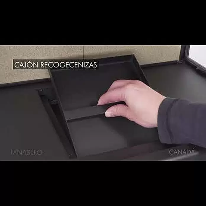 Panadero Estufa de leña Canadá - 8 kW, Volumen de calefacción: 240 m³, Negro - CANADA Ecodesign