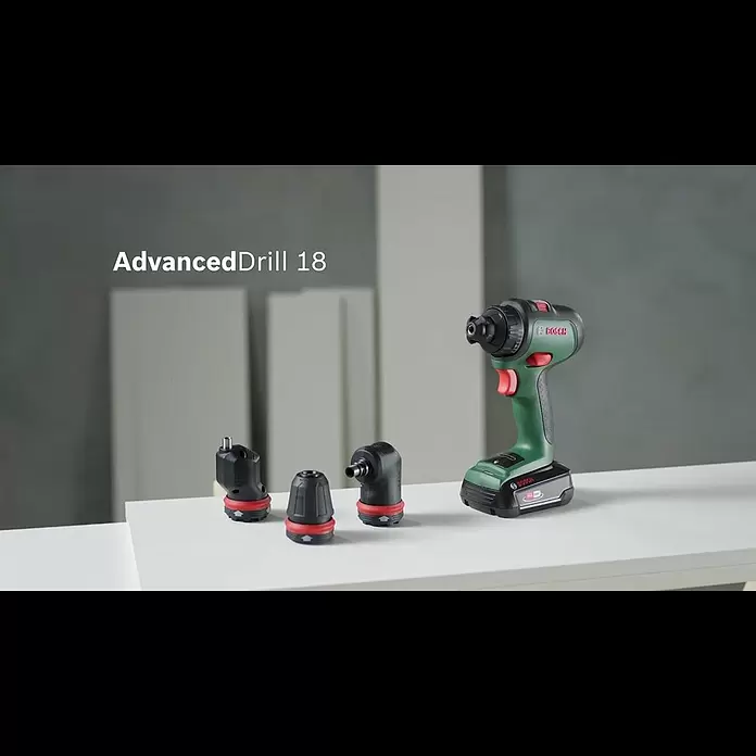 Bosch Power for All 18V Akku-Bohrschrauber AdvancedDrill 18 - 18 V, 2 Akkus, 2,5 Ah, 32 Nm - Bosch Akku-Bohrschrauber AdvancedDrill 18