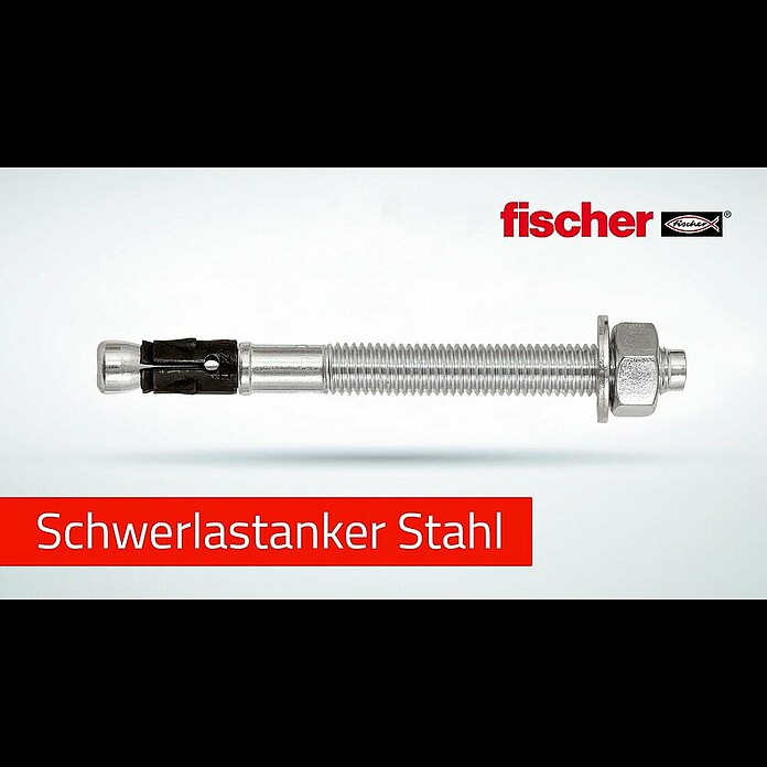 Fischer Schwerlastdübel FAZ II 12/10M12 x 61 mm, Nutzlänge: 10 mm standard, Galvanisch verzinkt Product