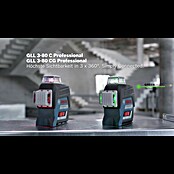 Bosch Professional Linienlaser GLL 3-80C (Max. Arbeitsbereich: 30 m, 7 -tlg.) | BAUHAUS