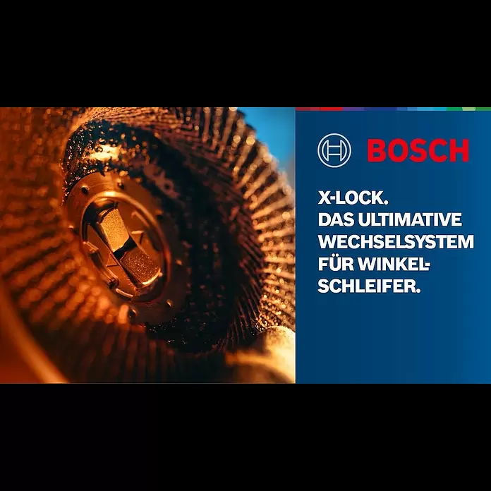 Bosch Professional X-Lock Diamant-Trennscheibe Diamond Metal Wheel X-Lock - 125 mm, Geeignet für: Metall, 1 Stk. - X-LOCK. Das ultimative Wechselsystem für Winkelschleifer