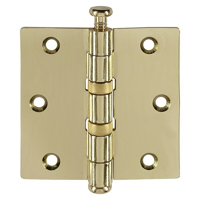 Scharnier rechte hoeken vermessingd (l x b: 76 x 76 mm) | BAUHAUS