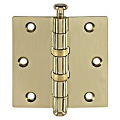 Scharnier rechte hoeken vermessingd (l x b: 76 x 76 mm) | BAUHAUS