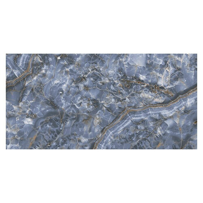 Granitogresne ploščice Marmor Ocean  (60 x 120 cm, Modra/Antracit, Sijaj) | 4240 - Natursteinoptik | EAFA - Bodenfliesen | EAF - Fliesen | EA - Fliesen | E - Fliesen | BAUHAUS