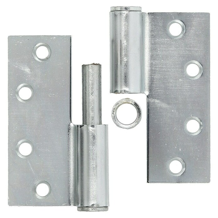 Paumellescharnier Gegalvaniseerd (89 x 89 mm, DIN-L) | BAUHAUS
