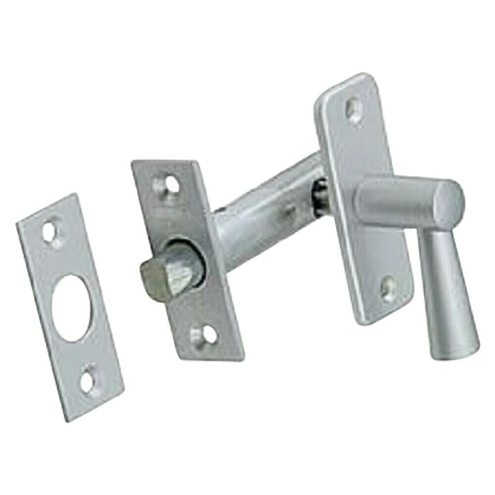 Nemef Grendel-insteekslot met greep 2600/4 50 (Schroefafstand: 50 mm, Aluminium) | BAUHAUS