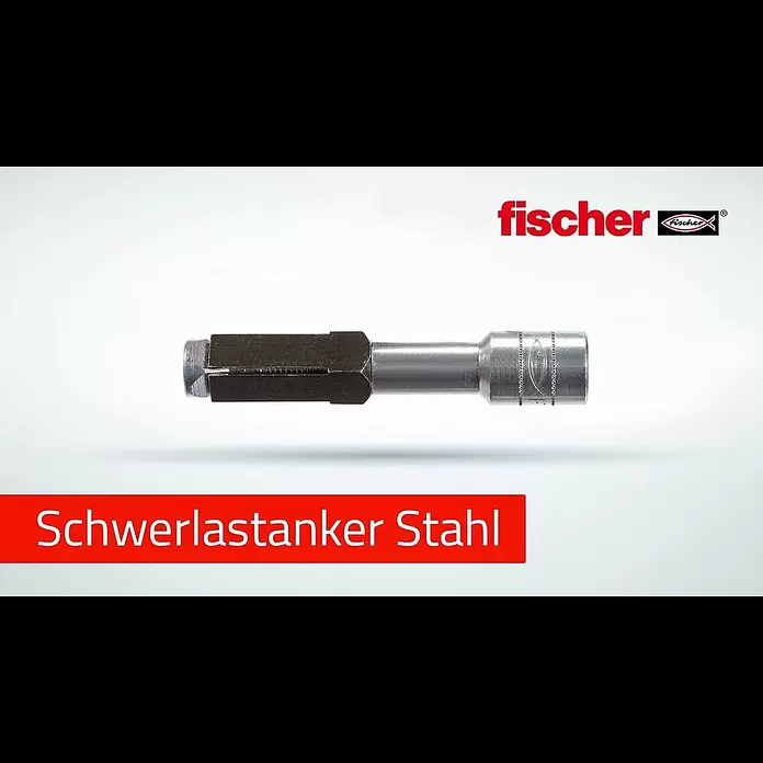 Unbekannt Porenbetonanker FPX M10 I, verzinkte Stahlanker (25 Stk.) zur Befestigung von Geländern, Küchen-Armaturen & abgehängten Decken in Porenstein, Grau