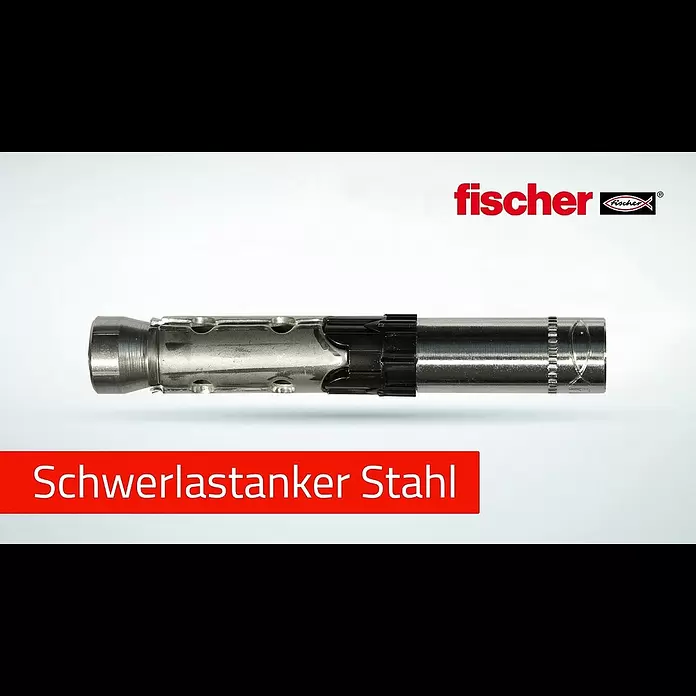 Fischer Hochleistungsanker FH II - Ø x L: 10 x 65 mm, Durchsteckmontage, Galvanisch verzinkt - Schwerlastanker mit Innengewinde FH II-I von Fischer