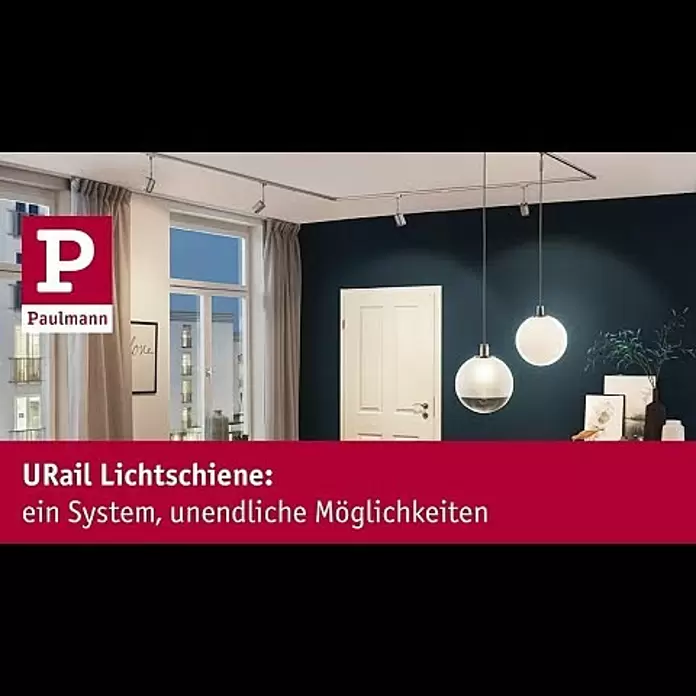 Paulmann URail Dimm- & Schaltcontroller - Schwarz-matt - LED-Schienensystem URail: dein Helfer für individuelle Lichtlösungen