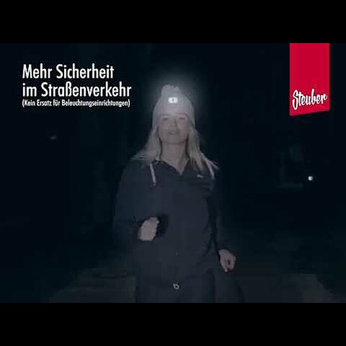 Steuber LED-MützeSchwarz, Ohne Bommel Product