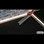 Kovalex LED-Profil (L x B x H: 2.500 x 20 x 32 mm, Aluminium, Einsatzbereich: Terrassenbau) | BAUHAUS