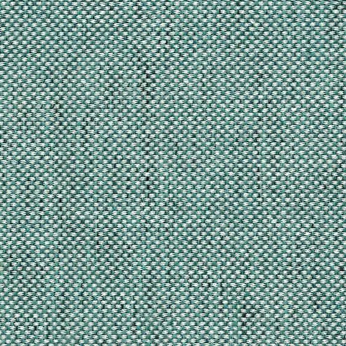 Cortina con ollaos Eco Green - An x Al: 140 x 270 cm, Turquesa - Primer plano de un tejido turquesa con un tejido fino, ideal para textiles y tapicería.