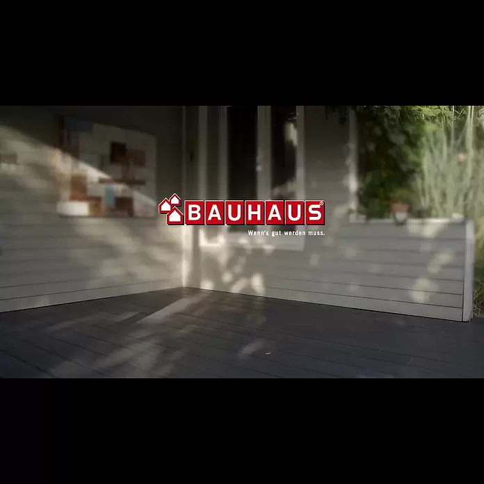 b!design WPC-Terrassendiele Teak - 300 x 13,8 x 2,25 cm, Teak - Montagevideo WPC-Terrassendiele b!design | BAUHAUS