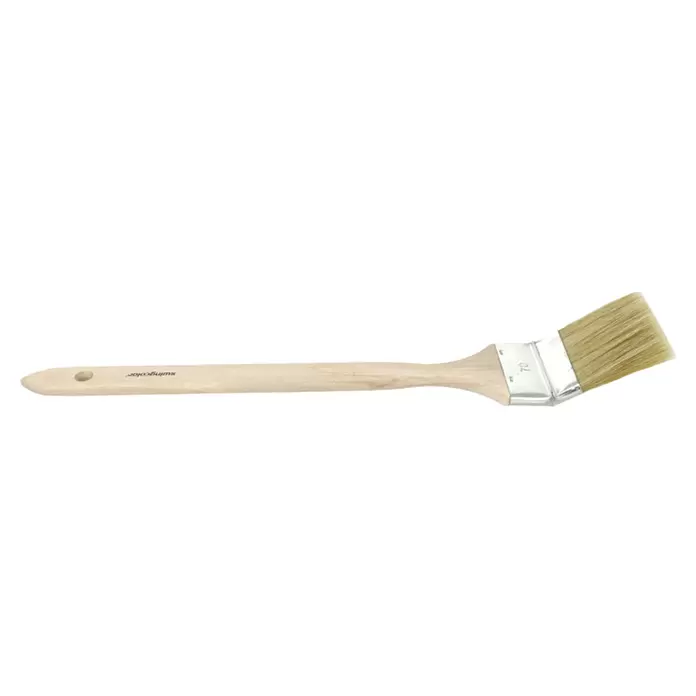 swingcolor Premium Heizkörperpinsel - Breite Borsten: 70 mm, Kunststoffborsten, Naturholz