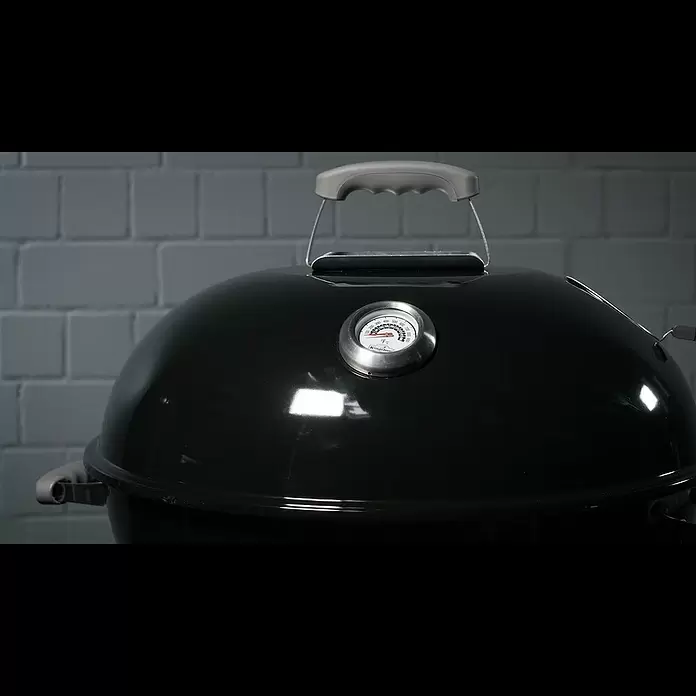 Kingstone Kugelgrill Bullet 66 - Durchmesser Grillfläche: 66 cm, Schwarz - Kingstone Kugelgrill Bullet 57