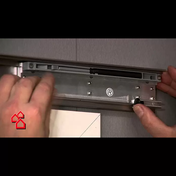 Diamond Doors Glasschiebetür-Beschlag Linea 60 Premium 2.0 - Edelstahloptik, Art Beschlag: Geschlossen, Länge: 2.000 mm - Glasschiebetür►Beschlag Linea | BAUHAUS