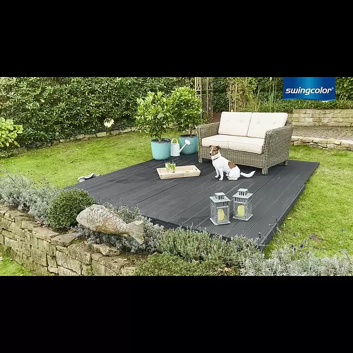 swingcolor Terrassenbodenfarbe RAL 8001 - Ockerbraun, 4 l, Seidenmatt - Lasurthemen für die Terrasse | BAUHAUS