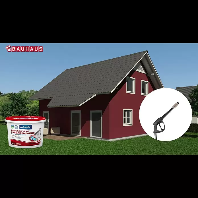 swingcolor Reinacrylat-Fassadenfarbe - Schneeweiß, 2,5 l - Swingcolor Fassadenbeschichtungen | BAUHAUS