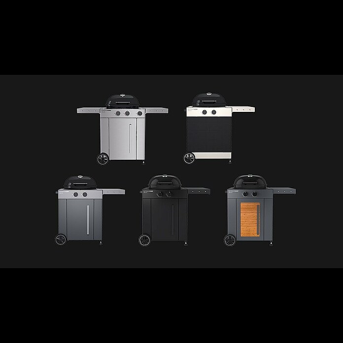 Outdoorchef Gasgrill Arosa 570 G Grey SteelGrau, Anzahl Brenner: 2, Hauptgrillfläche: Ø 54 cm, 9,5 kW Product