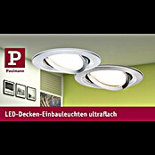 Paulmann LED-Einbauleuchten-Set Nova schwenkbar (6,5 W, Chrom, 3 Stk., Warmweiß, Durchmesser: 8,4 cm) | BAUHAUS