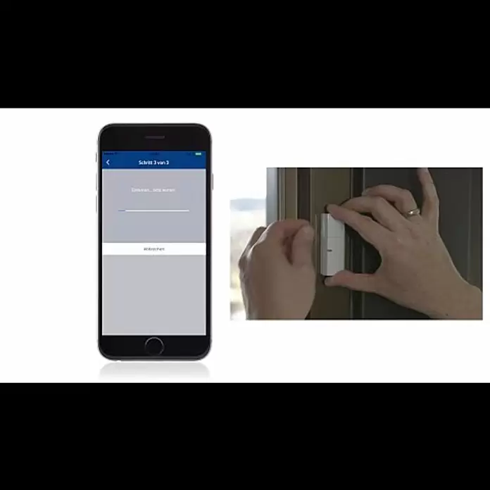 Abus Smartvest Fenster- & Türsensor - 14 x 40 x 71 mm - Öffnungsmelder mit App verbinden – Smartvest Tutorial