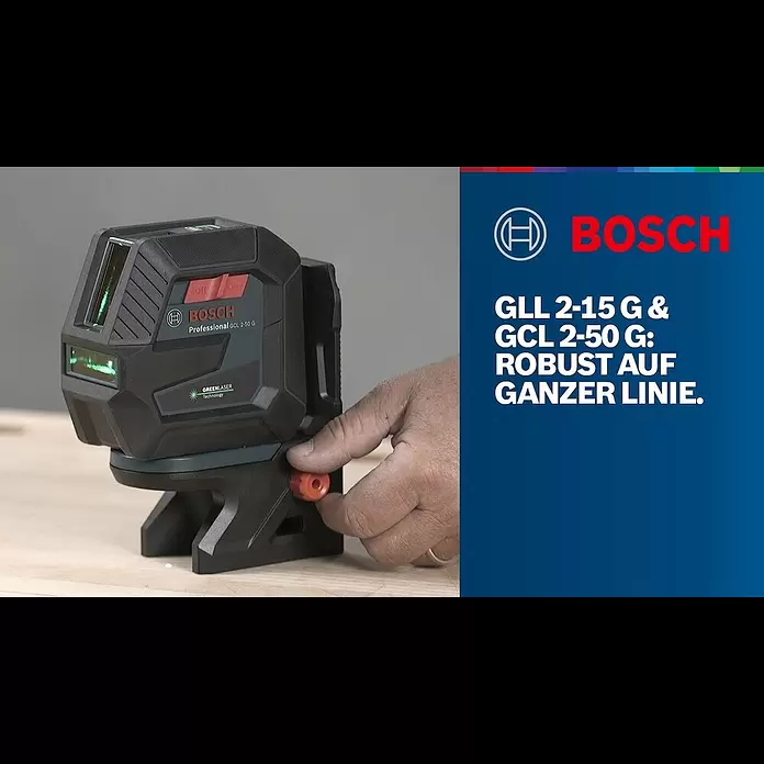 Bosch Professional Kombilaser GCL 2-50 G - Max. Arbeitsbereich: 50 m, 5 -tlg. - Bosch Professional GLL 2-15 G