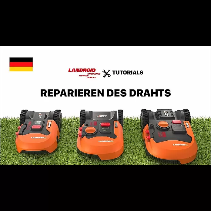 Worx Landroid Begrenzungsdraht für Mähroboter - Länge: 200 m - Landroid Tutorial - Reparieren des Drahts