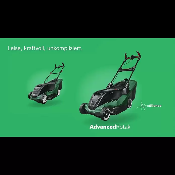 Bosch Elektro-Rasenmäher AdvancedRotak 650 - Leistung: 1.700 W, Schnittbreite: 40 cm - Bosch AdvancedRotak Produktvideo