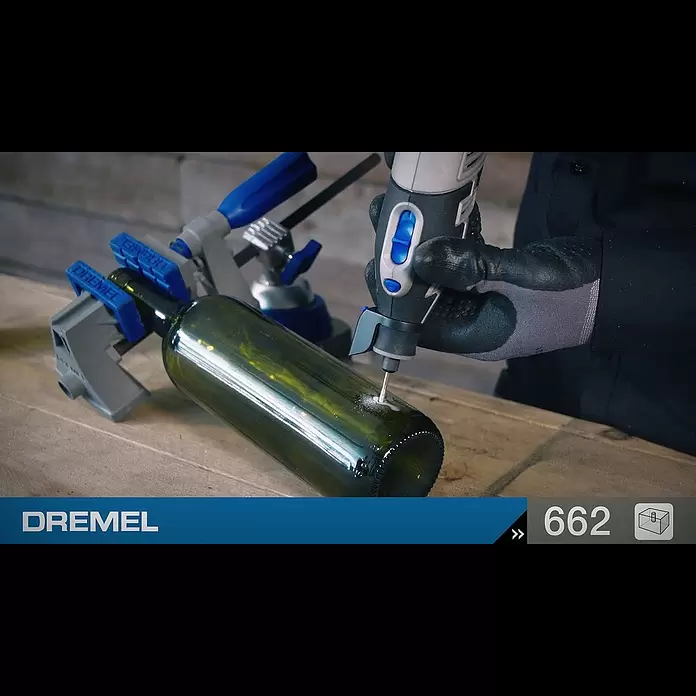 Dremel Diamant-Glasbohrer 662 - Ø x L: 3,2 x 44 mm - DREMEL® Glass Drilling Bit (662)